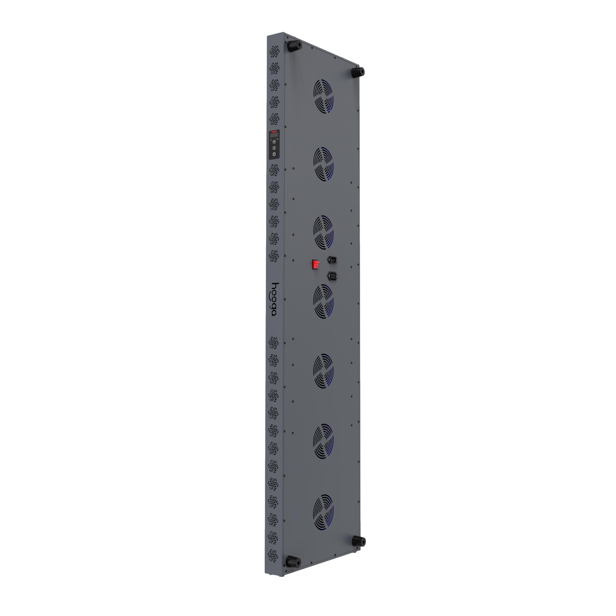 Hooga PRO4500 Red Light Therapy Panel Rear Angled View Showing Cooling Fans